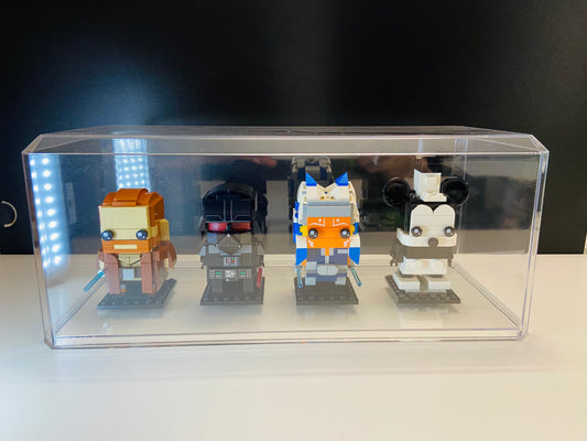 Display Case for LEGO Brickheadz (4 items)