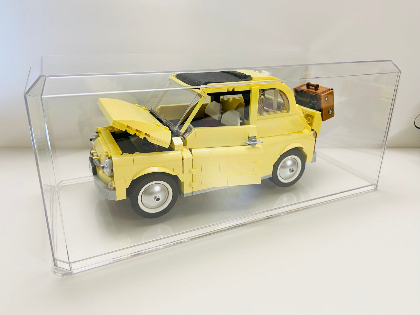 Premium display case for Lego 10271 Creator Expert Fiat 500