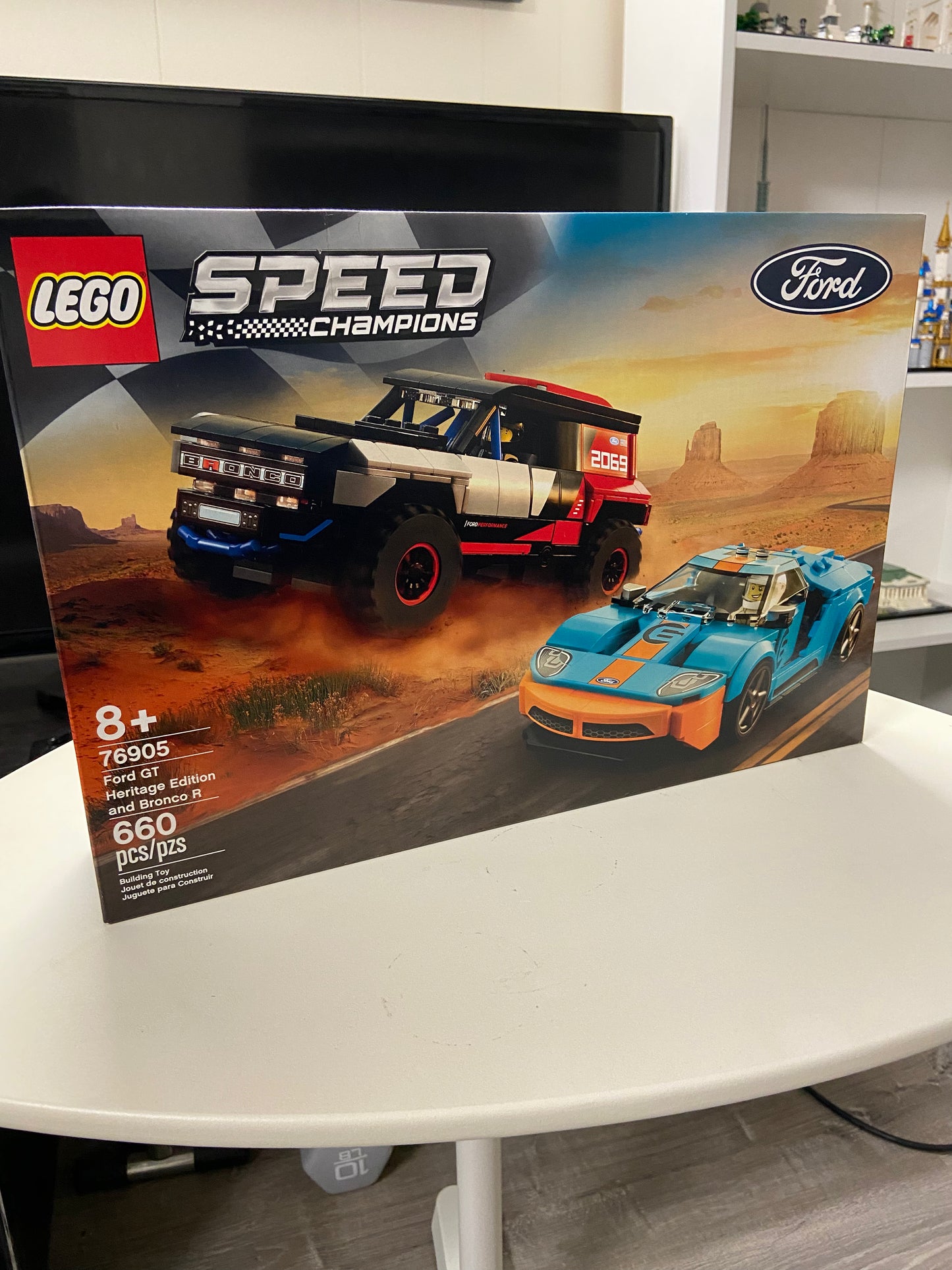 76905 LEGO Speed Champions Ford GT Heritage Edition and Bronco R